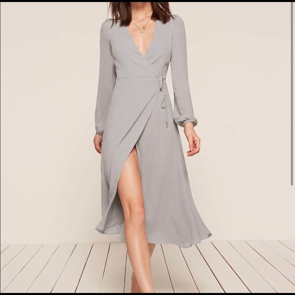 Reformation wrap dress